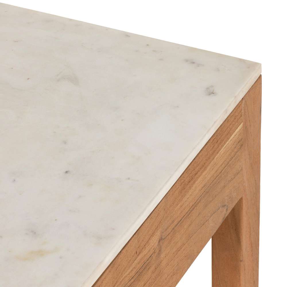 Four Hands - Indira Small Kitchen Island - White Marble - 230259-001 veiw 9