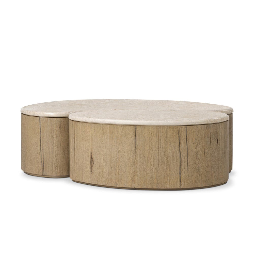 Four Hands - Ingrid Coffee Table - Cappuccino Marble - 249160-002 view 1