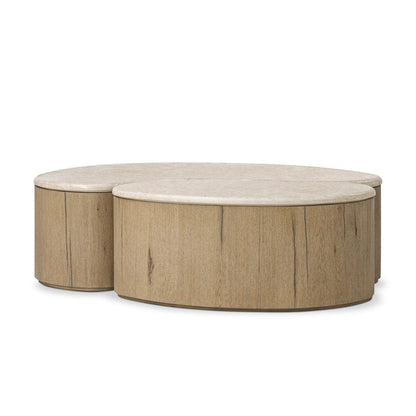Four Hands - Ingrid Coffee Table - Cappuccino Marble - 249160-002 view 1