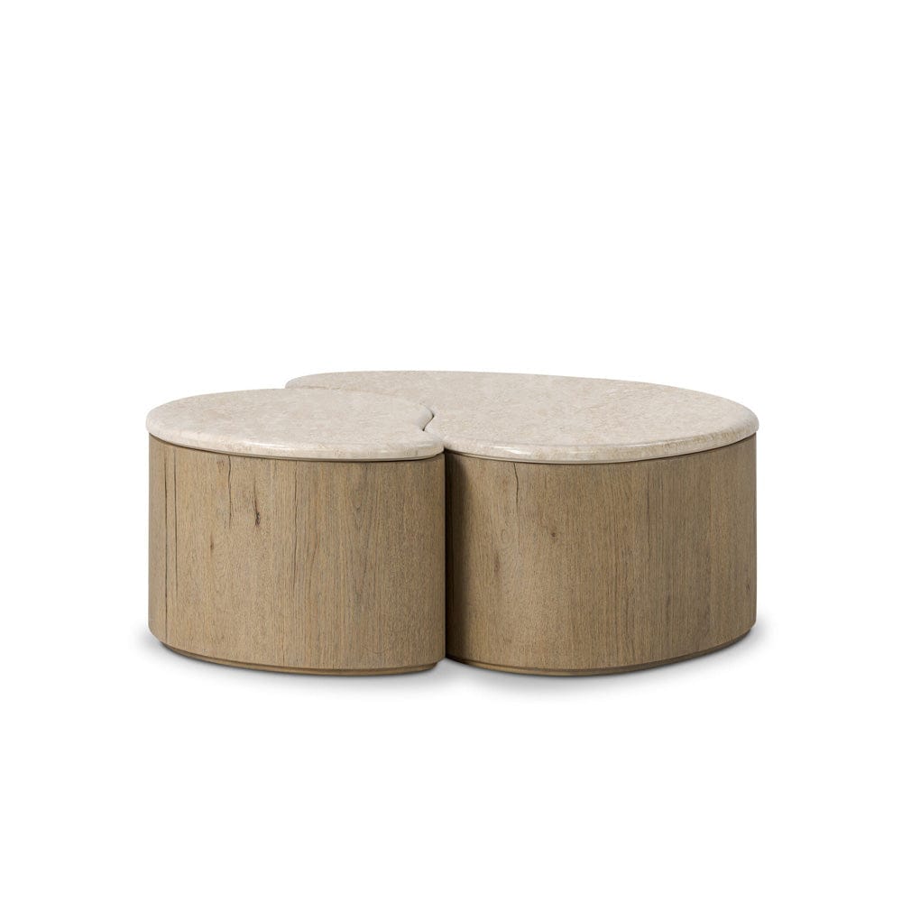 Four Hands - Ingrid Coffee Table - Cappuccino Marble - 249160-002 view 2