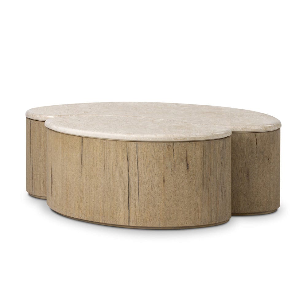 Four Hands - Ingrid Coffee Table - Cappuccino Marble - 249160-002 view 3