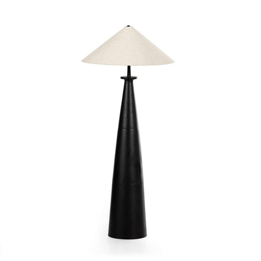 Four Hands - Innes Tapered Shade Floor Lamp - Matte Blk - 232989-002 veiw 1