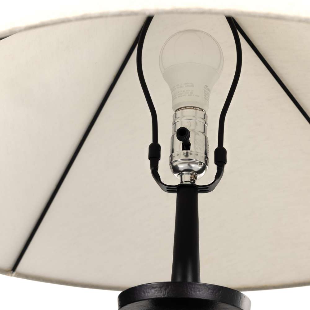 Four Hands - Innes Tapered Shade Floor Lamp - Matte Blk - 232989-002 veiw 2