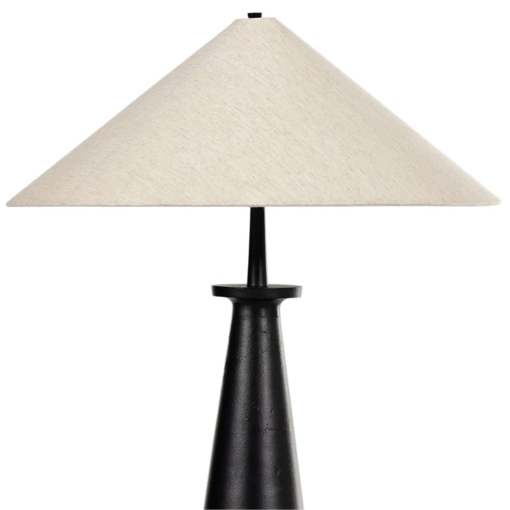Four Hands - Innes Tapered Shade Floor Lamp - Matte Blk - 232989-002 veiw 5
