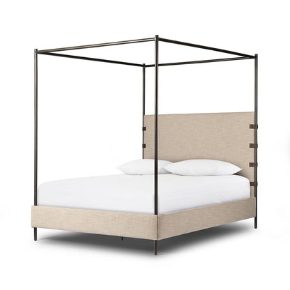 Four Hands - Irondale - Anderson Canopy Bed - Palm Ecru - 242944-005_CLOSEOUT view 1