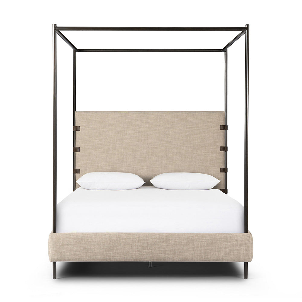 Four Hands - Irondale - Anderson Canopy Bed - Palm Ecru - 242944-005_CLOSEOUT view 2