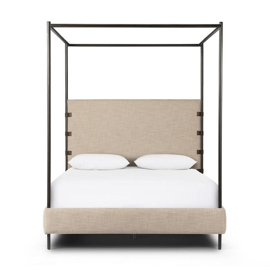 Four Hands - Irondale - Anderson Canopy Bed - Palm Ecru - 242944-006_CLOSEOUT view 2