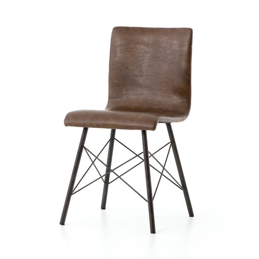 Four Hands - Diaw Dining Chair - Distressed Brown - CIRD-129A veiw 1