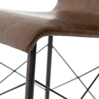 Four Hands - Diaw Dining Chair - Distressed Brown - CIRD-129A veiw 2