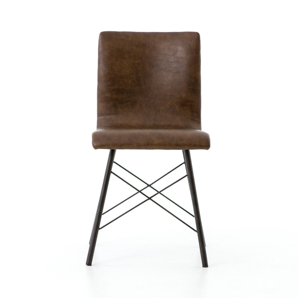 Four Hands - Diaw Dining Chair - Distressed Brown - CIRD-129A veiw 5