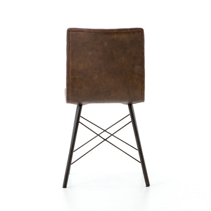 Four Hands - Diaw Dining Chair - Distressed Brown - CIRD-129A veiw 6