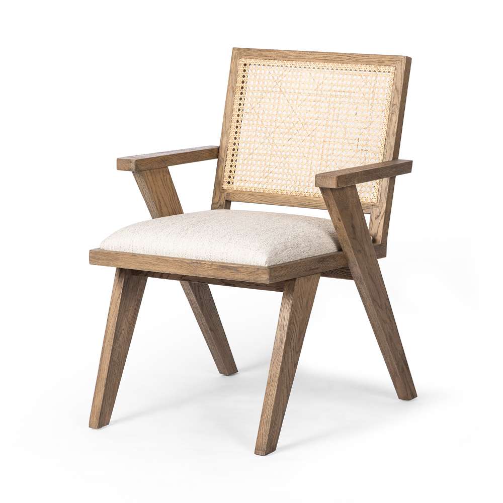 Four Hands - Irondale - Flora Dining Chair-Drifted Plank Grey - 109275-004 veiw 1