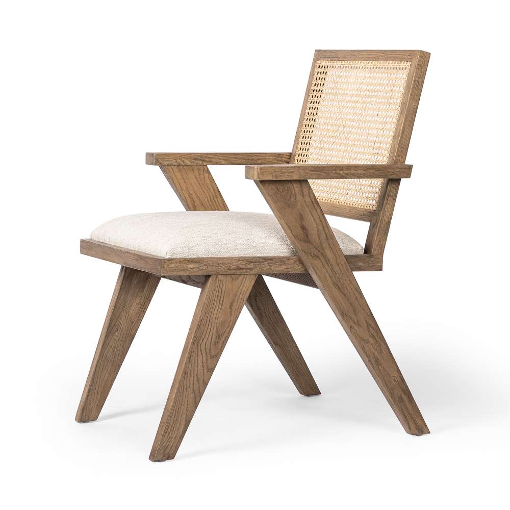 Four Hands - Irondale - Flora Dining Chair-Drifted Plank Grey - 109275-004 veiw 2