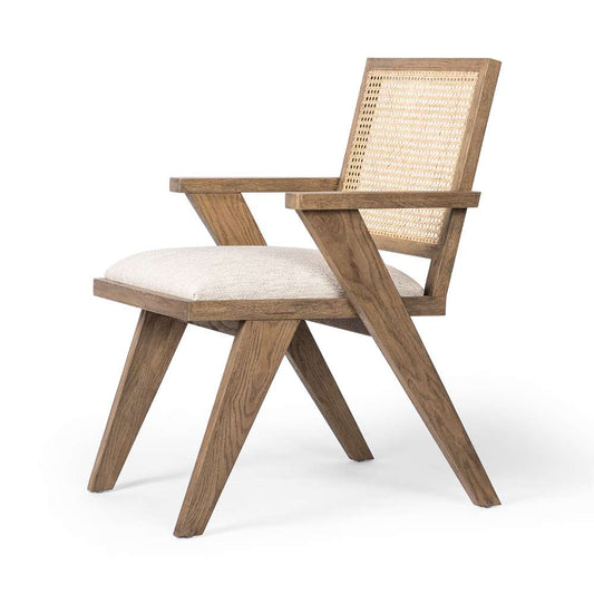 Four Hands - Irondale - Flora Dining Chair-Drifted Plank Grey - 109275-004 veiw 2