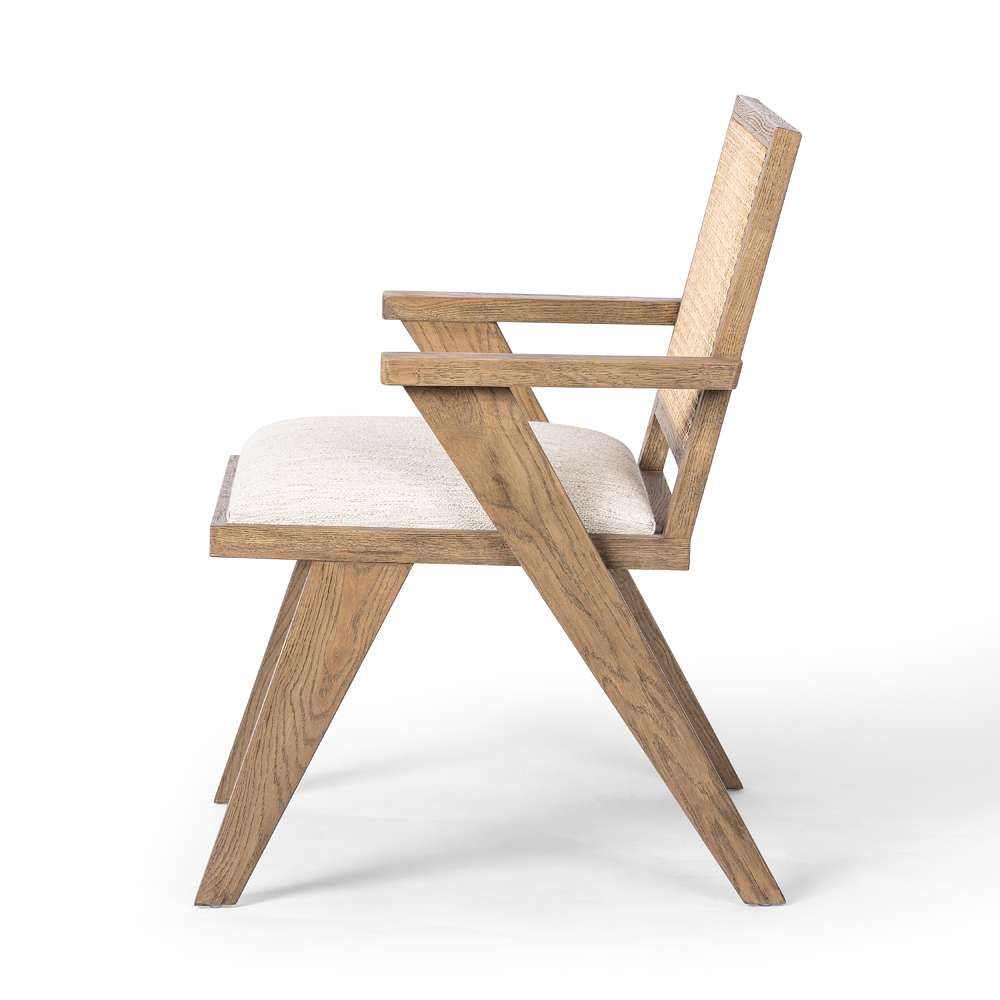 Four Hands - Irondale - Flora Dining Chair-Drifted Plank Grey - 109275-004 veiw 4