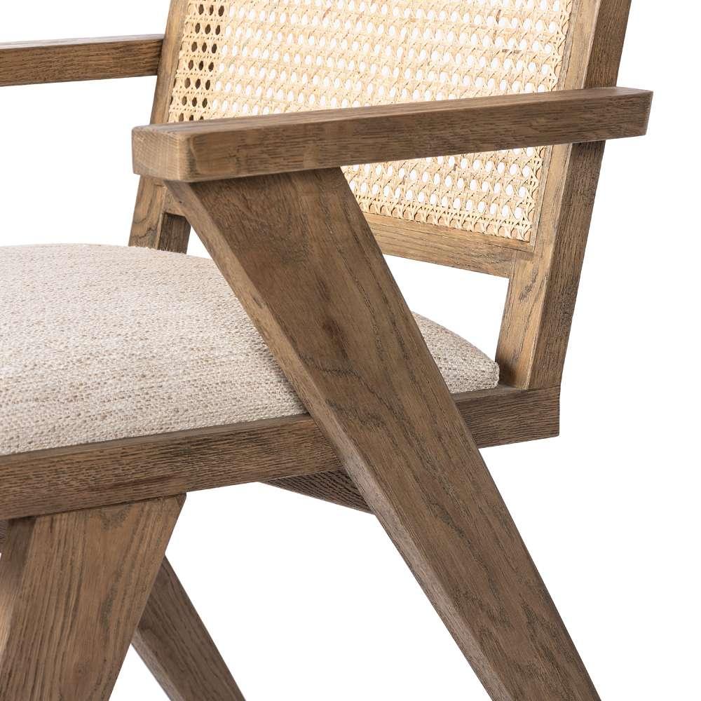 Four Hands - Irondale - Flora Dining Chair-Drifted Plank Grey - 109275-004 veiw 8