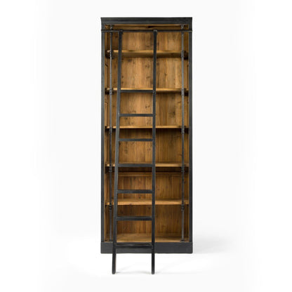 Four Hands - Ivy Bookcase And Ladder - Matte Black - CIRD-85-H4E2 veiw 6