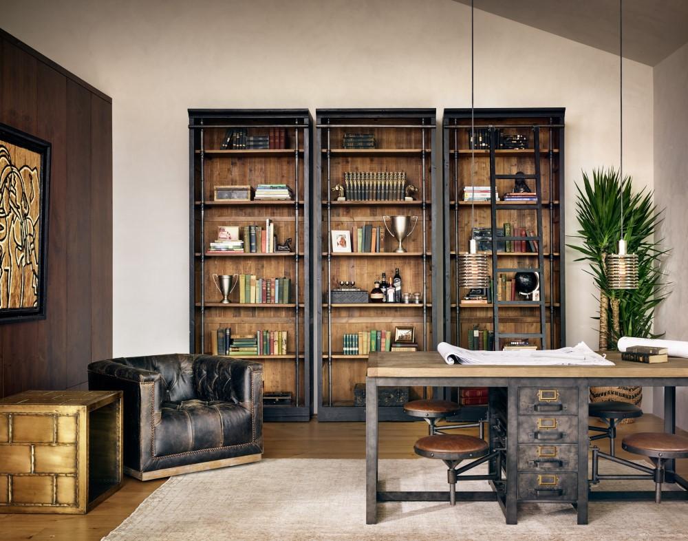 Four Hands - Ivy Bookcase And Ladder - Matte Black - CIRD-85-H4E2 veiw 8