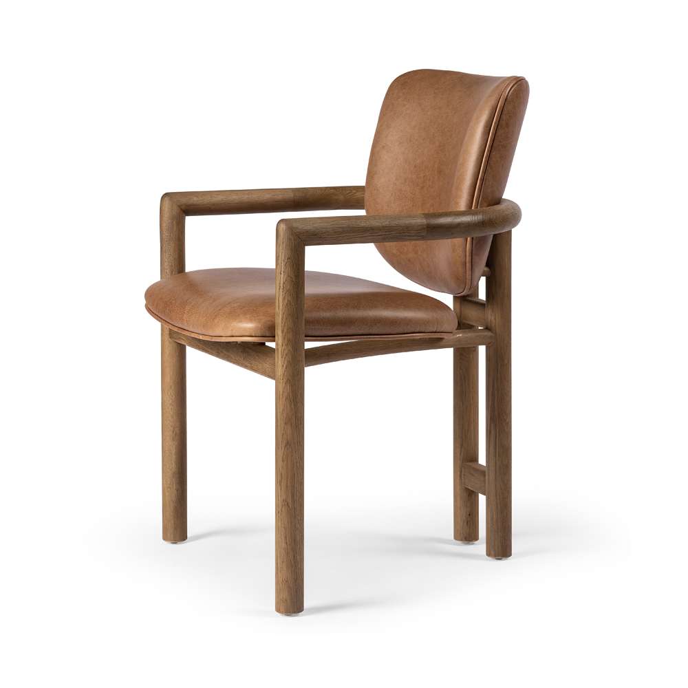 Four Hands - Irondale - Madeira Dining Chair-Chaps Saddle - 229549-002 veiw 3