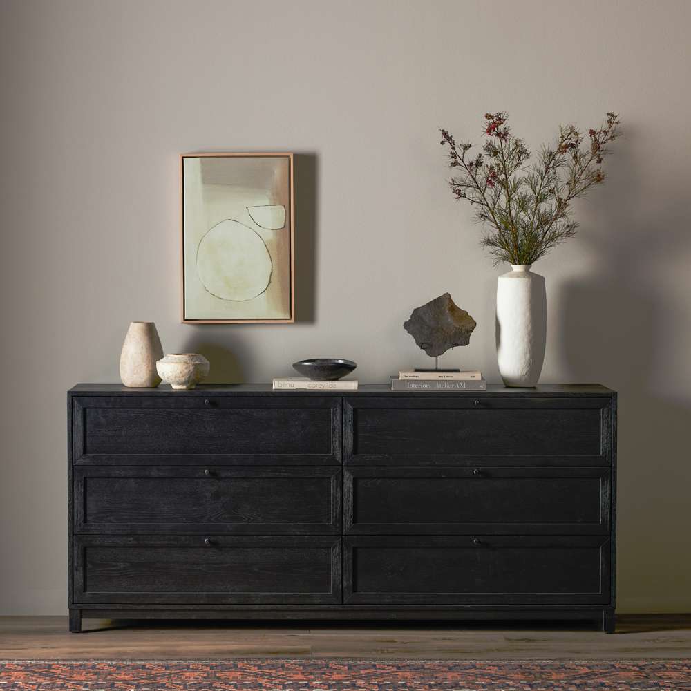 Four Hands - Irondale - Millie 6 Drawer Dresser-Drifted Matte Bl - 233092-001 veiw 2