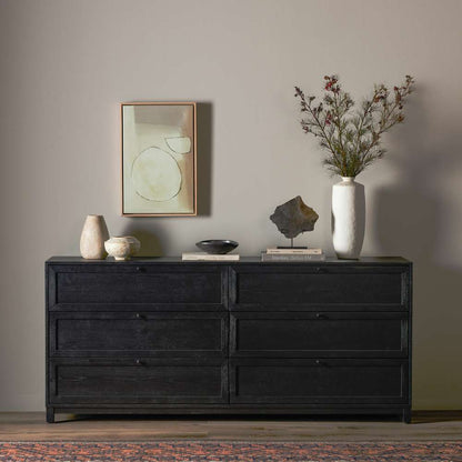 Four Hands - Irondale - Millie 6 Drawer Dresser-Drifted Matte Bl - 233092-001 veiw 2