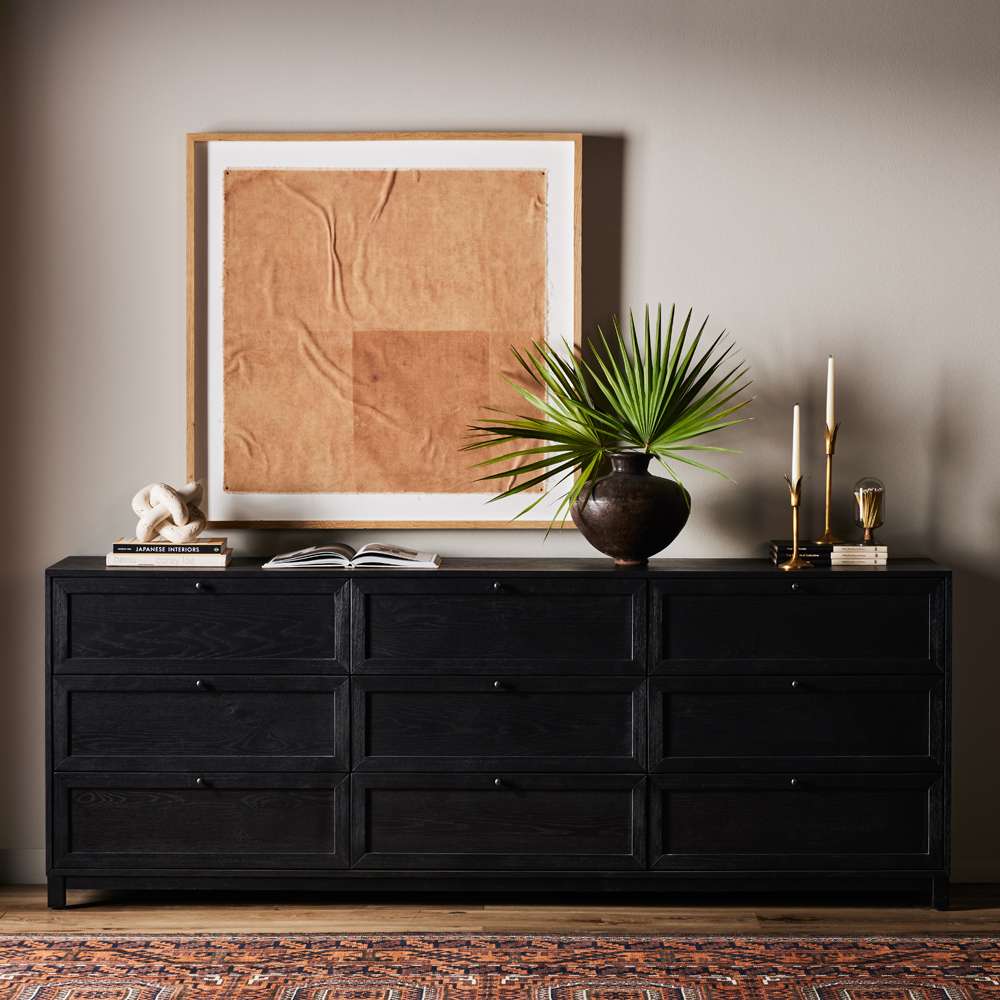 Four Hands - Irondale - Millie 9 Drawer Dresser-Drifted Matte Bl - 233091-001 veiw 2