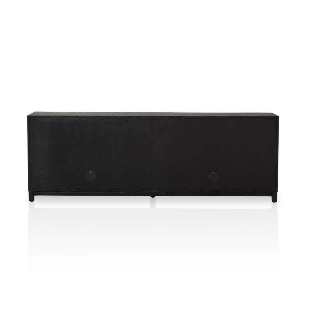 Four Hands - Irondale Millie Media Console-Drifted Matte Black -231950-001 veiw 7