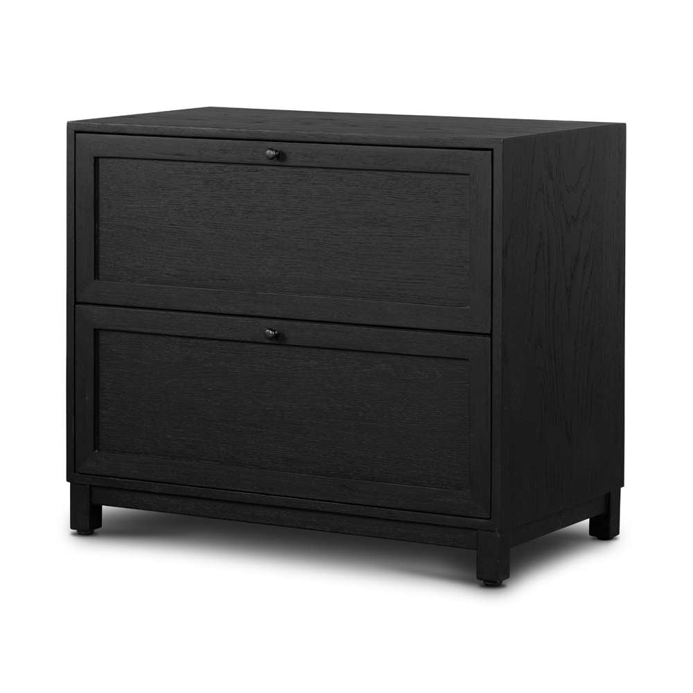Four Hands - Irondale - Millie Nightstand-Drifted Matte Black - 233093-002 veiw 1