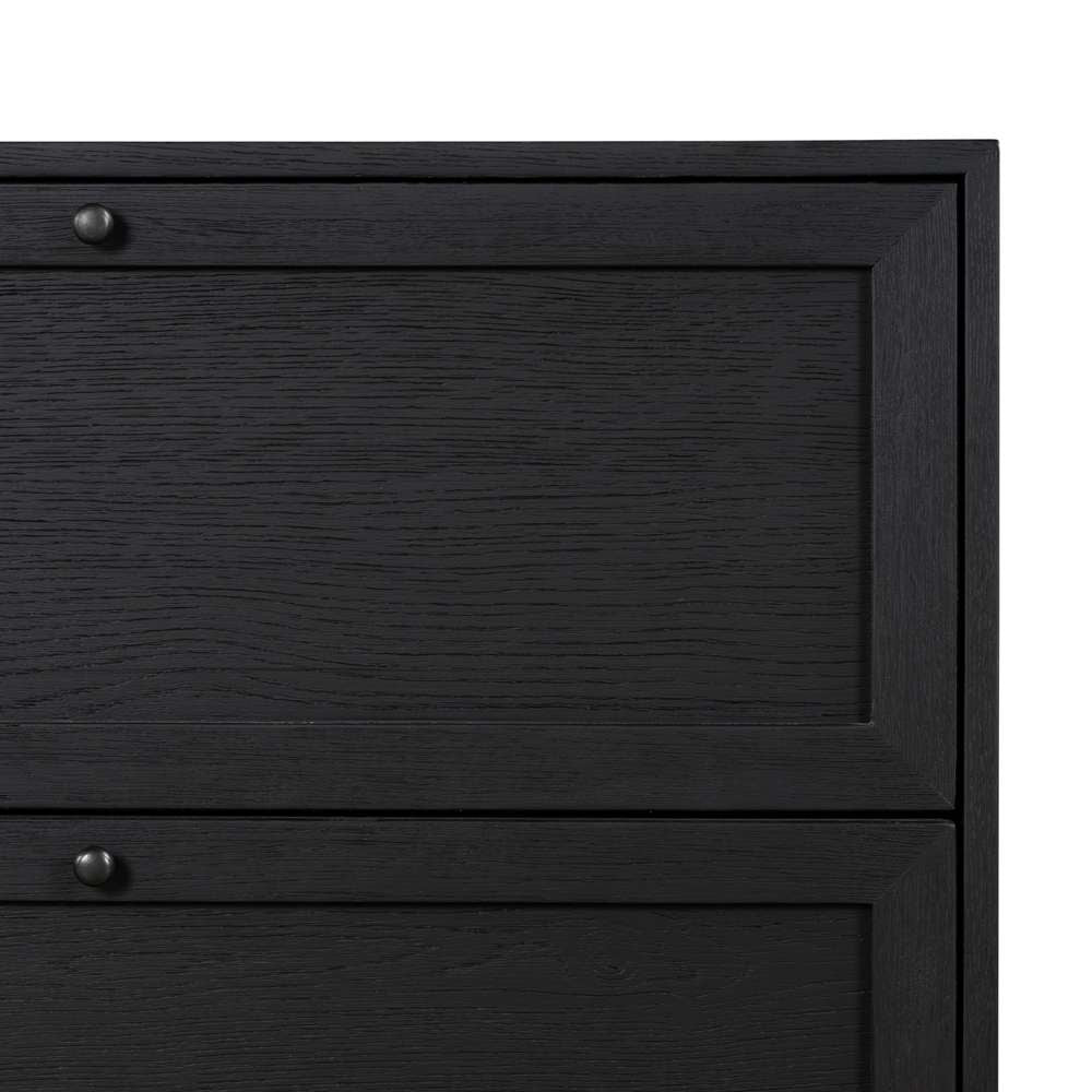 Four Hands - Irondale - Millie Nightstand-Drifted Matte Black - 233093-002 veiw 3
