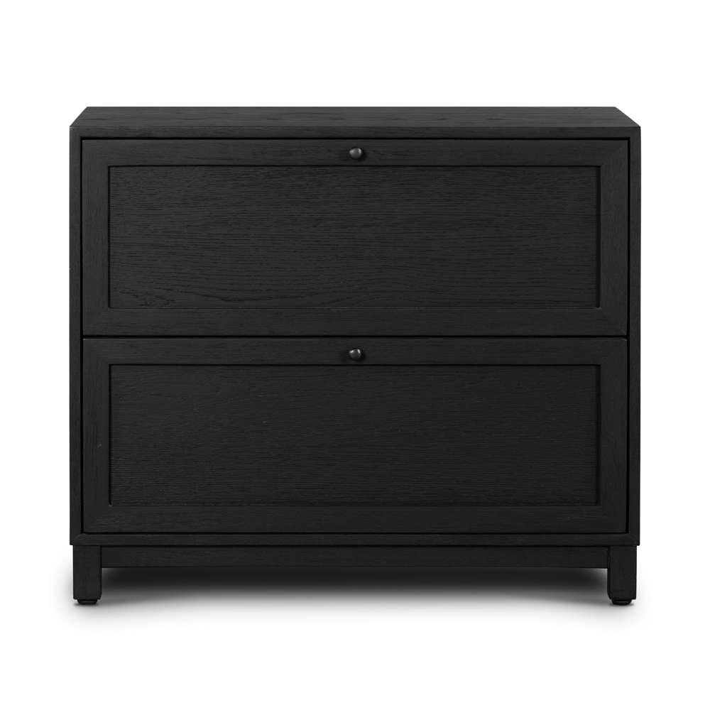 Four Hands - Irondale - Millie Nightstand-Drifted Matte Black - 233093-002 veiw 4
