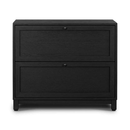 Four Hands - Irondale - Millie Nightstand-Drifted Matte Black - 233093-002 veiw 4