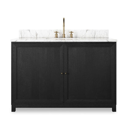 Four Hands - Irondale - Millie Single Wide Vanity - Satin Drifted Black Veneer - 242423-001 veiw 2