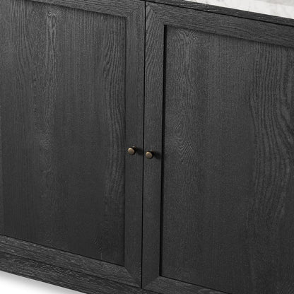 Four Hands - Irondale - Millie Single Wide Vanity - Satin Drifted Black Veneer - 242423-001 veiw 10
