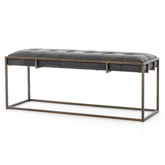 Four Hands - Oxford Bench - Ebony - 105857-007 veiw 1