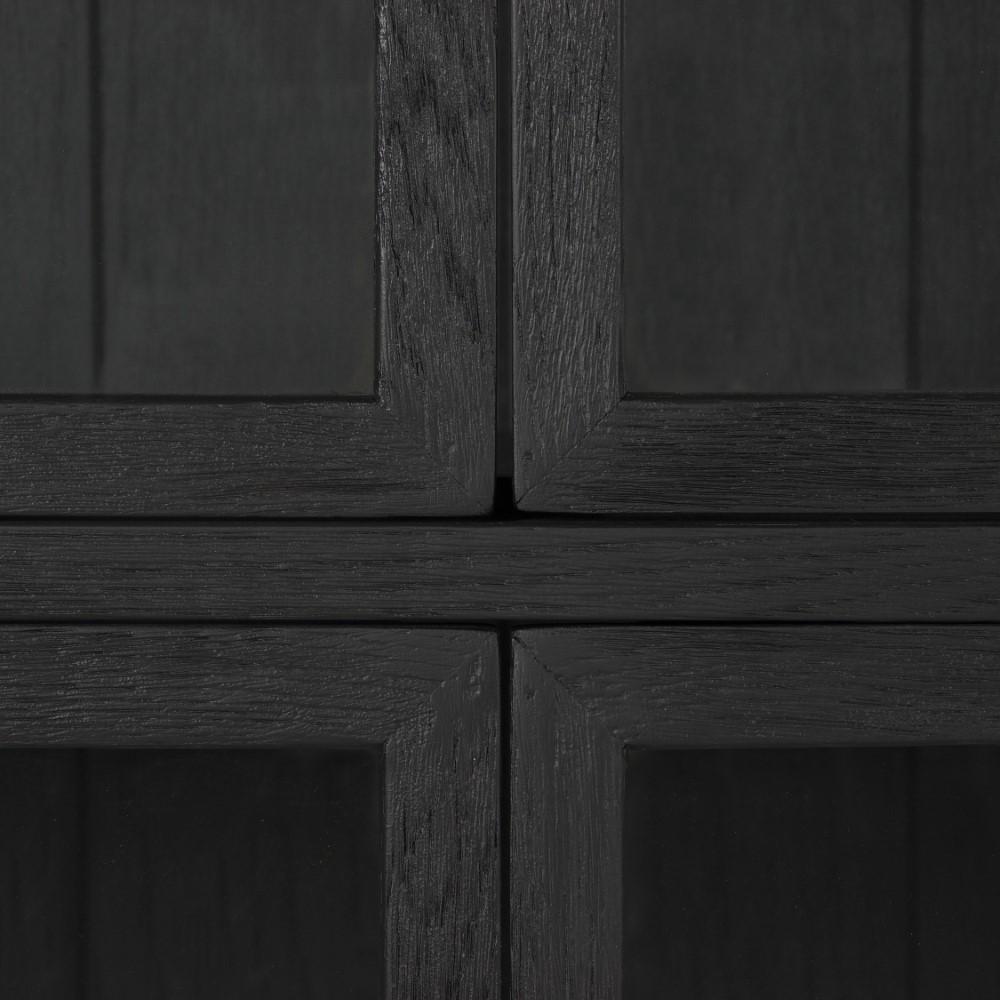 Four Hands - Spencer Curio Cabinet - Drifted Black - CIRD-C5E1-23 veiw 2