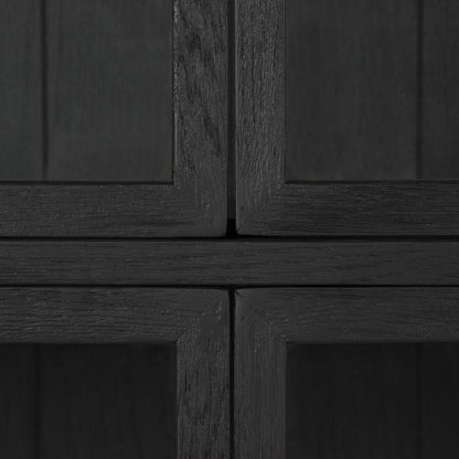Four Hands - Spencer Curio Cabinet - Drifted Black - CIRD-C5E1-23 veiw 2