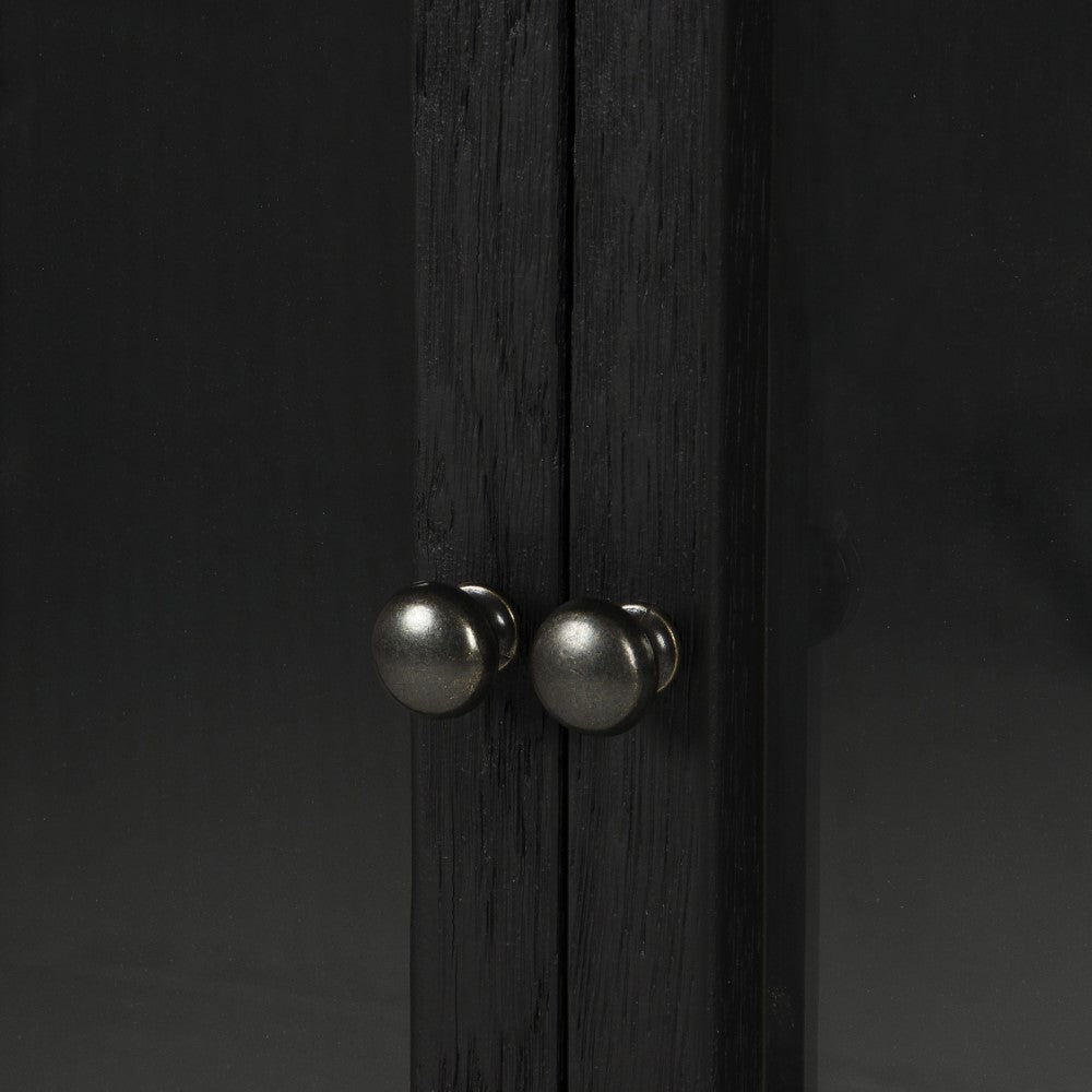 Four Hands - Spencer Curio Cabinet - Drifted Black - CIRD-C5E1-23 veiw 3