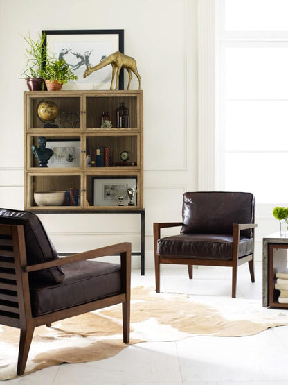Four Hands - Spencer Curio Cabinet - Drifted Oak - CIRD-C5E1-C5 veiw 4