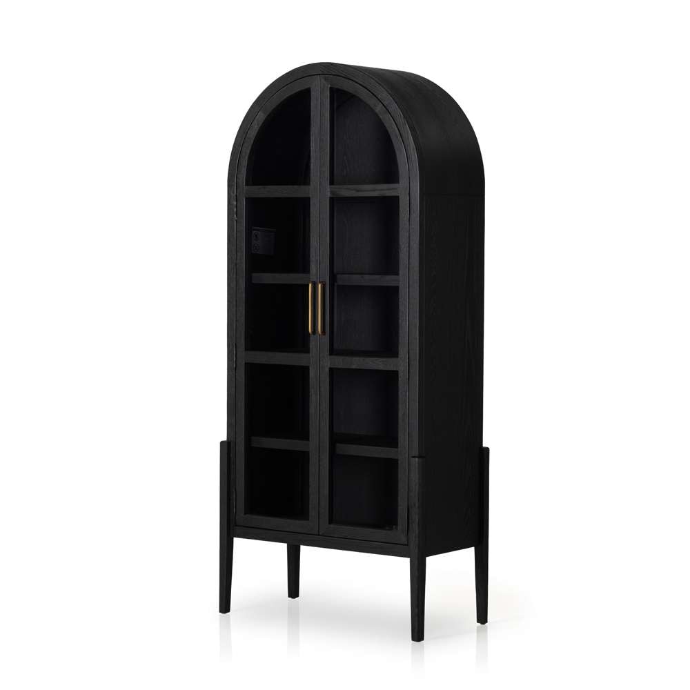 Four Hands - Irondale - Tolle Cabinet-Drifted Matte Black - 225878-004 veiw 1