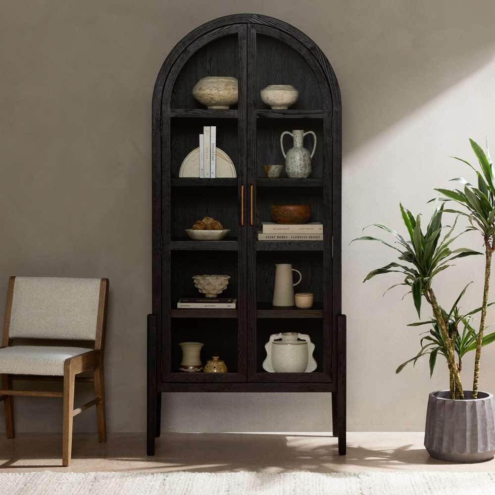 Four Hands - Irondale - Tolle Cabinet-Drifted Matte Black - 225878-004 veiw 5