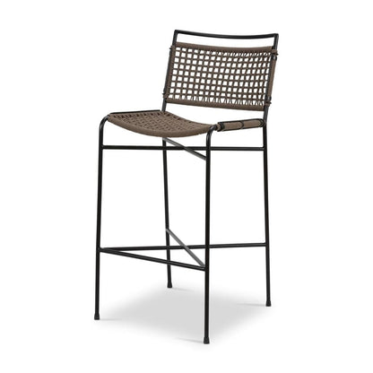 Four Hands - Irondale - Wharton Outdoor Bar Stool - Earth Rope - 235606-001 veiw 1