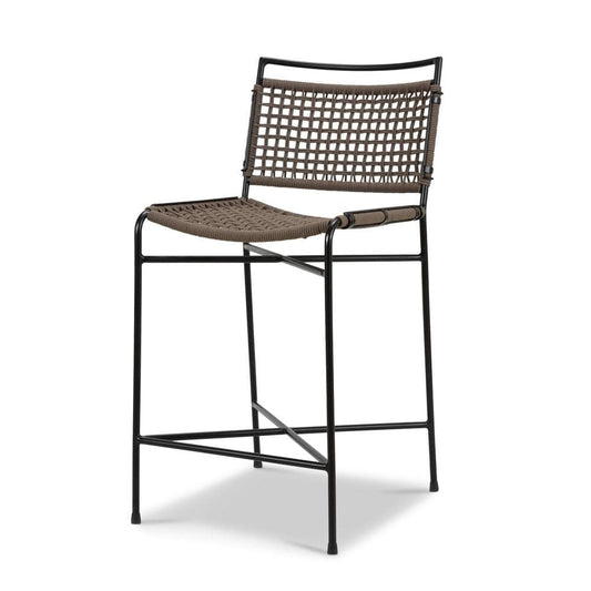Four Hands - Irondale - Wharton Outdoor Counter Stool - Earth Rope - 235606-002 veiw 1