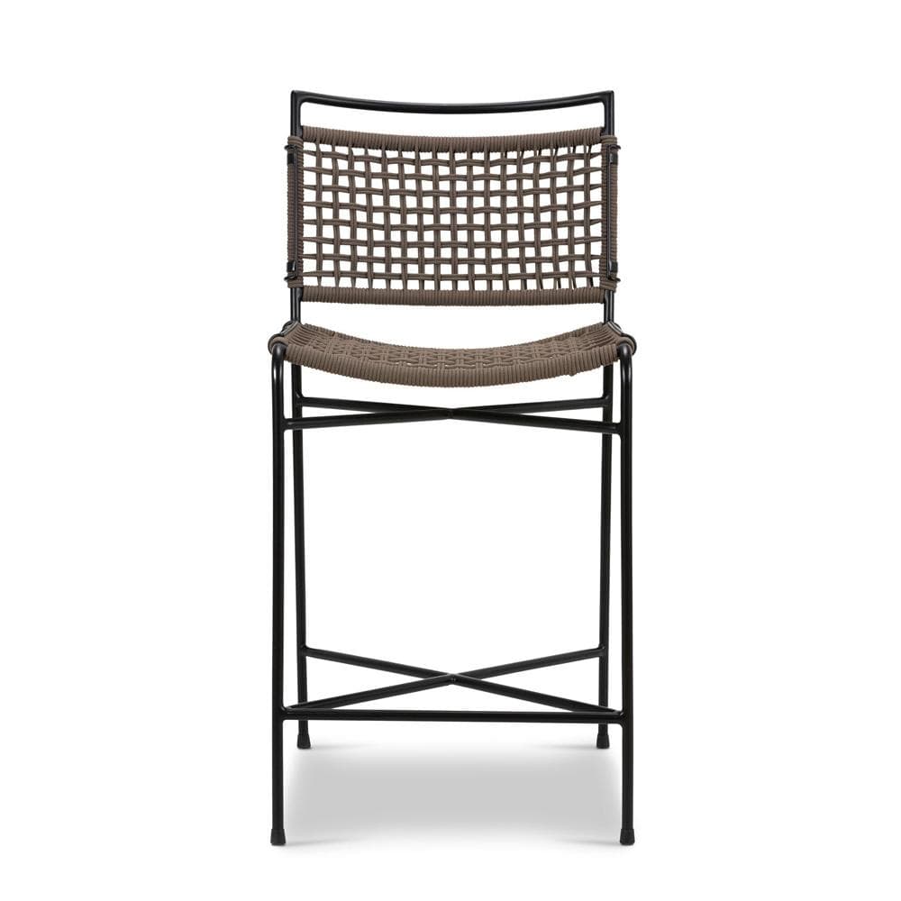 Four Hands - Irondale - Wharton Outdoor Counter Stool - Earth Rope - 235606-002 veiw 2