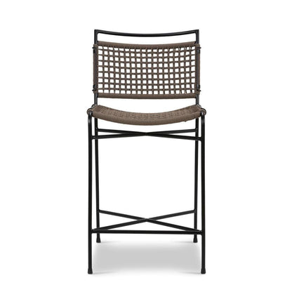 Four Hands - Irondale - Wharton Outdoor Counter Stool - Earth Rope - 235606-002 veiw 2