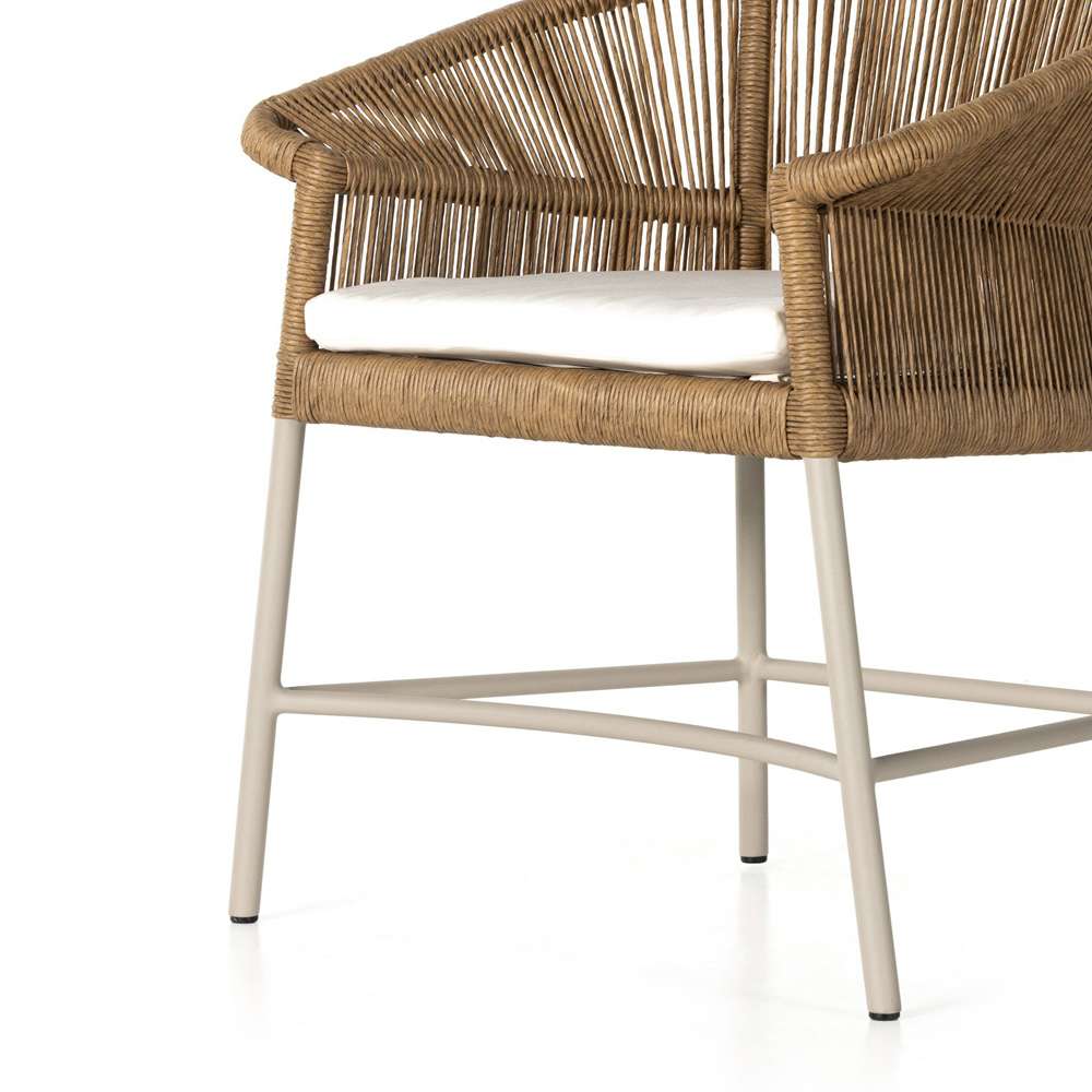 Four Hands - Irving Outdoor Dining Armchair - Textured Sand - 229631-001 veiw 12