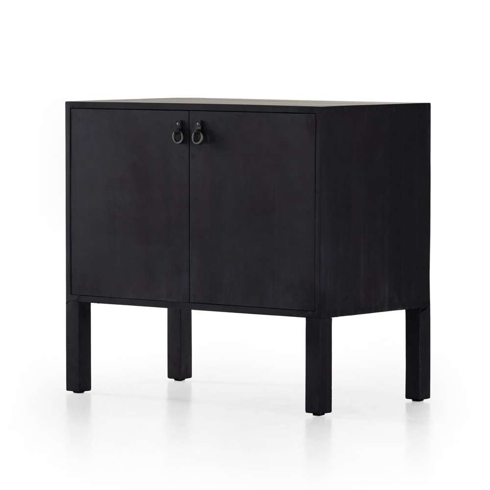 Four Hands - Isador Bar Cabinet - Black Wash Poplar - 225870-002 veiw 1