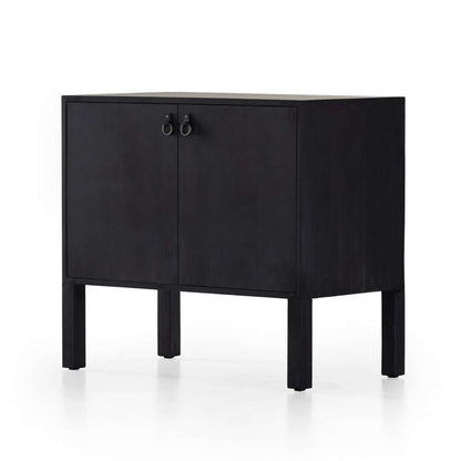 Four Hands - Isador Bar Cabinet - Black Wash Poplar - 225870-002 veiw 1