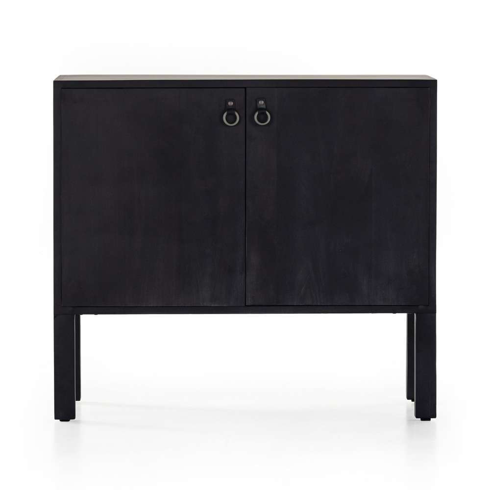 Four Hands - Isador Bar Cabinet - Black Wash Poplar - 225870-002 veiw 2