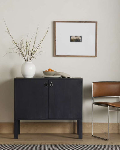 Four Hands - Isador Bar Cabinet - Black Wash Poplar - 225870-002 veiw 8
