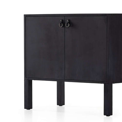 Four Hands - Isador Bar Cabinet - Black Wash Poplar - 225870-002 veiw 11